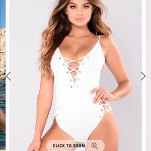 Fashion nova one piece bathing suit!